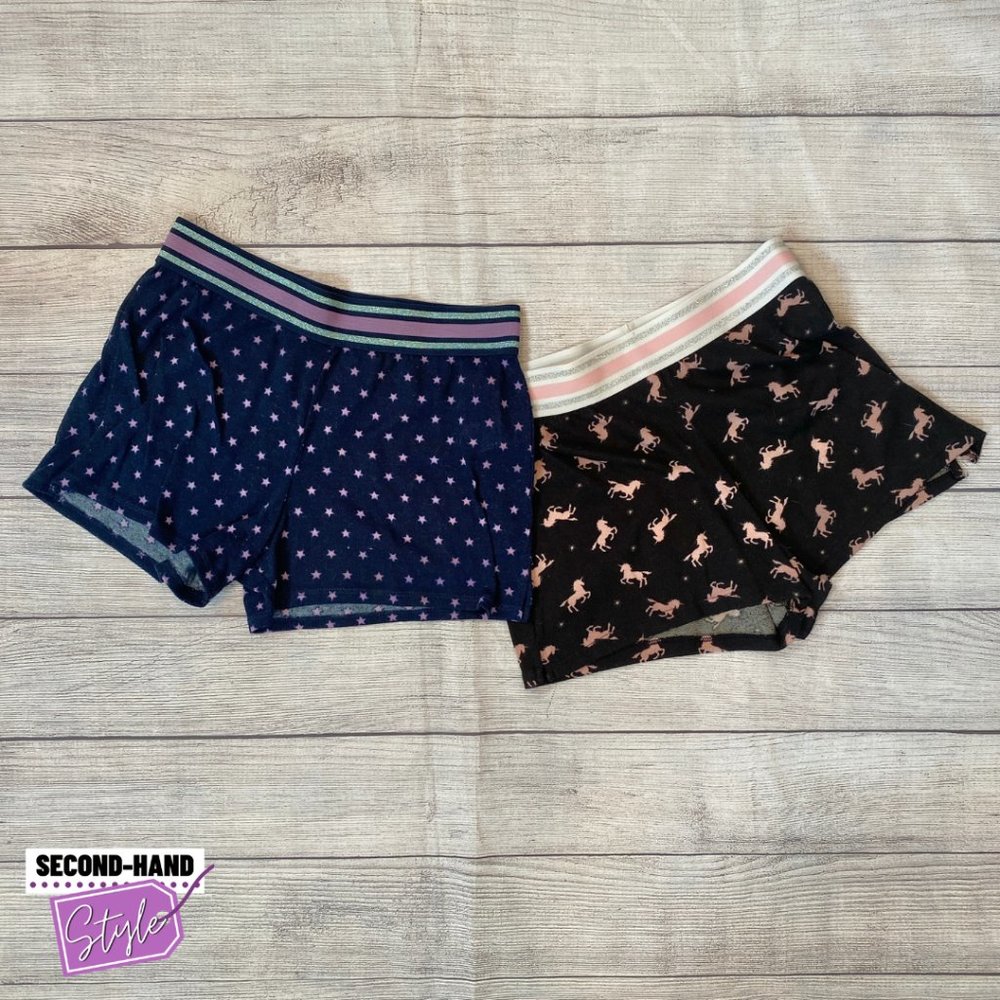 Wonder Nation Girls Sz18 (Set of Two) Pajama Shorts